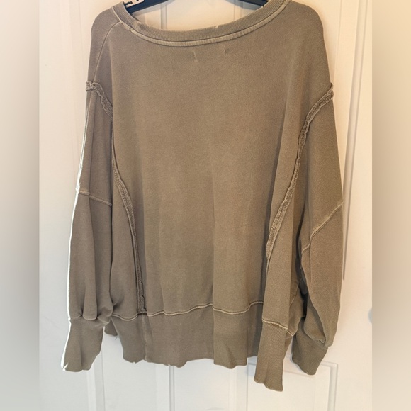 We The Free Free People Oversized Relaxed Camden Sweatshirt - Picture 2 of 4